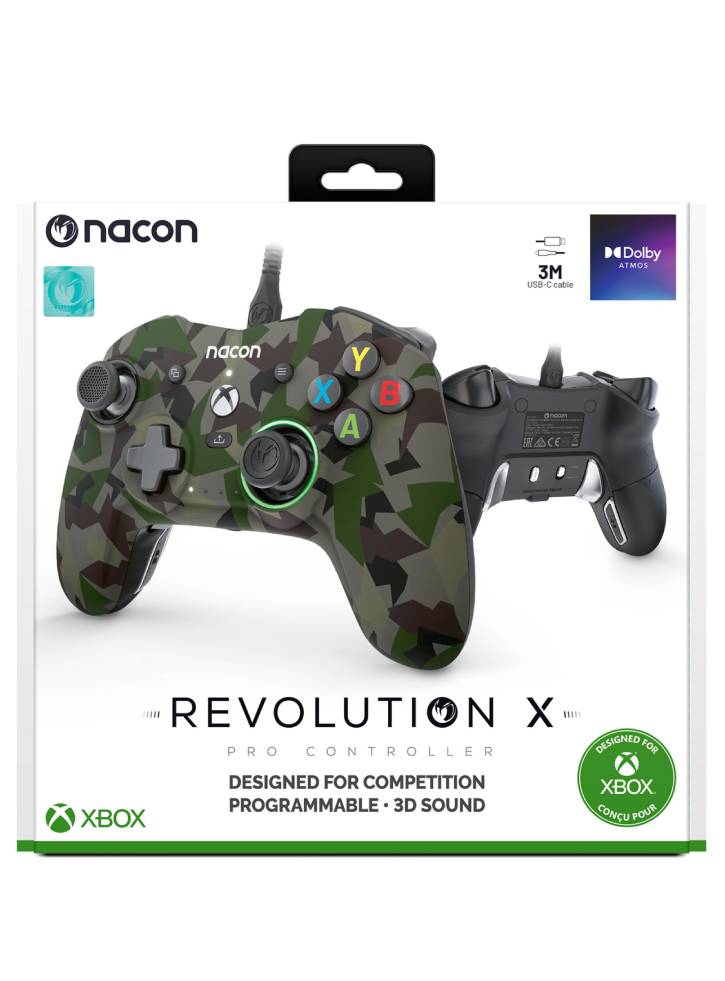Controller Nacon Revolution X Pro Wired Como Green - Xbox One