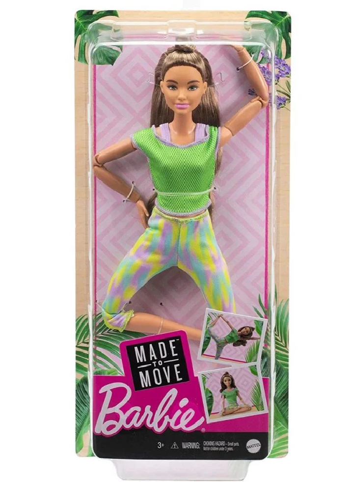 Papusa Barbie Made to Move Green Dye Pants (GXF05)