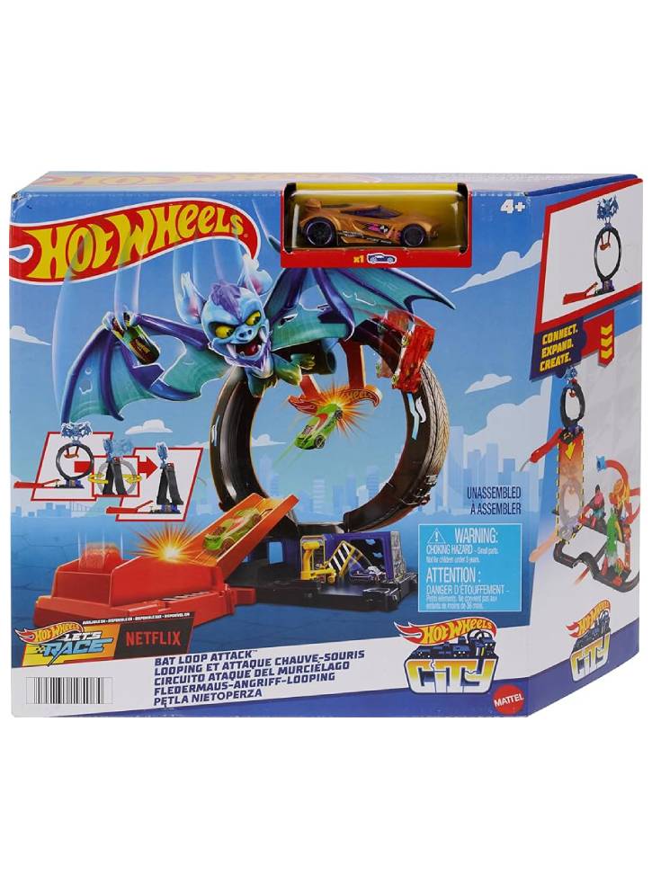 Hot Wheels City Bat Loop Attack (HTN78