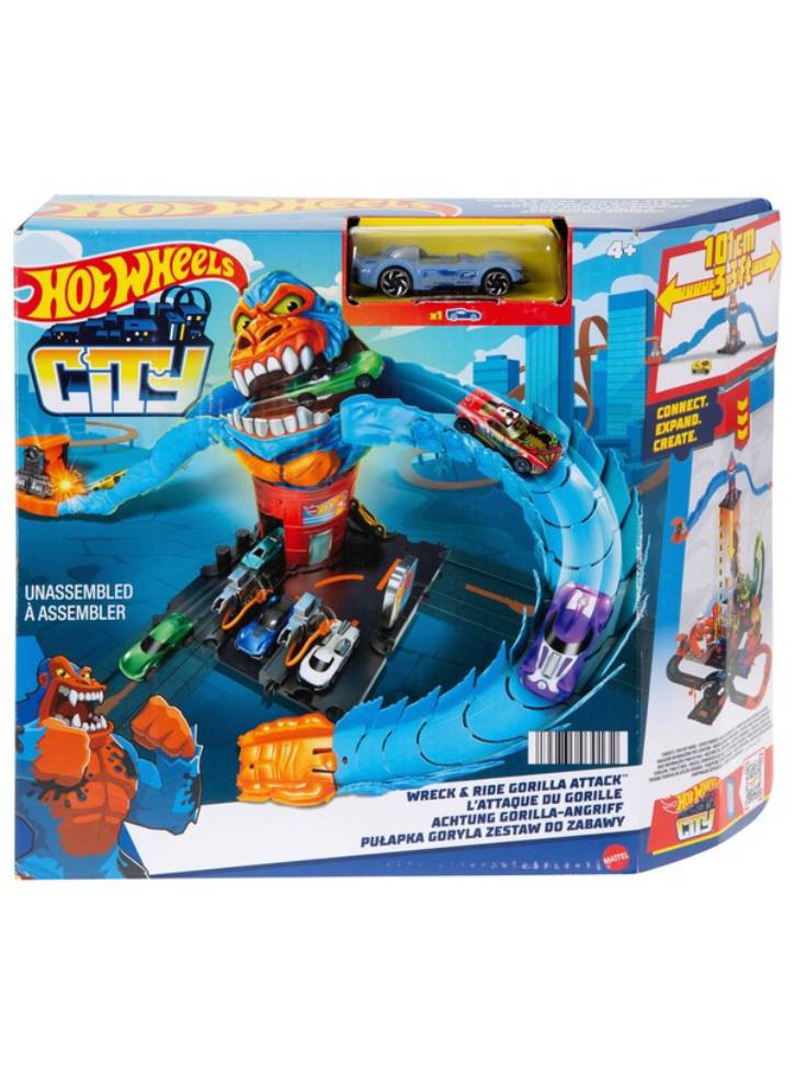 Hot Wheels City Wreck Ride Gorilla Attack (HDR30)