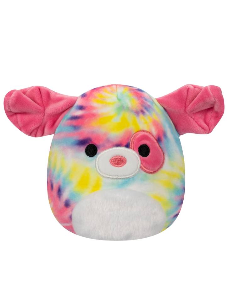 Plus Squishmallows Flip A Mallow P17 Laura The Pink Tabby Cat/Sheena The Tie Dye Swirl Dog 13cm