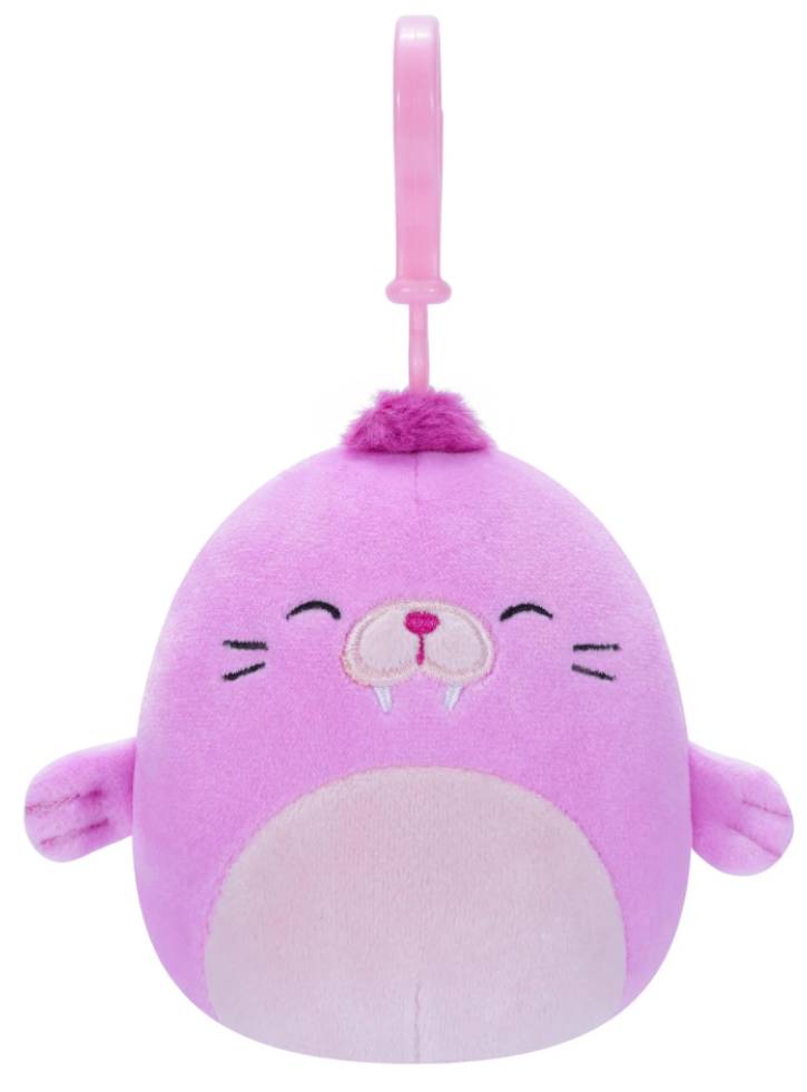Plus Squishmallows P17 Clip On Pepper the Walrus 9cm