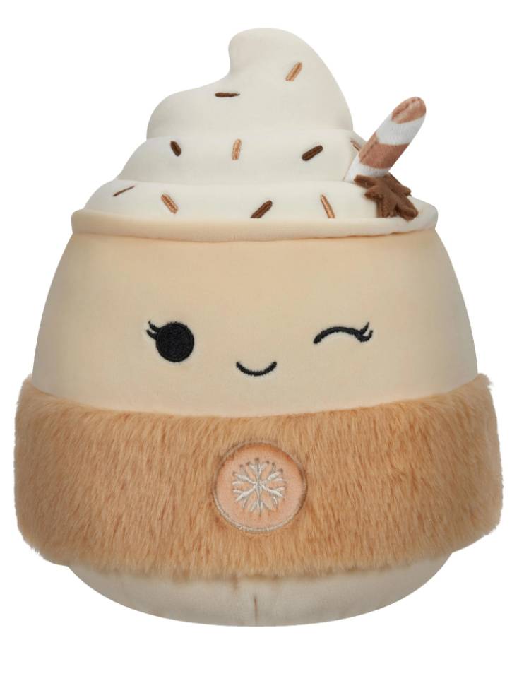 Plus Squishmallows Christmas Joyce Eggnog W. Whipped Cream 19cm (23598)