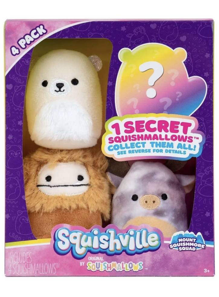 Set Plus Squishville S1 Mount Squishmore Squad
