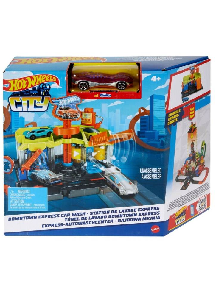 Hot Wheels City Downtown Express Car Wash (HDR27)