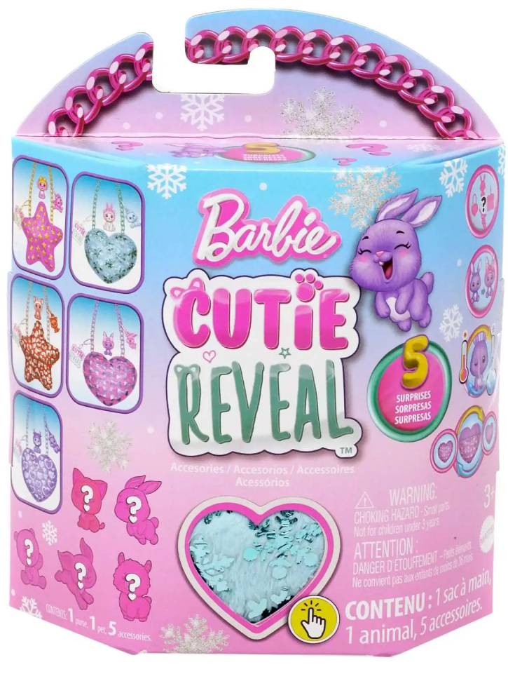 Barbie Cutie Reveal Blue Heart Accessories (HKR35)