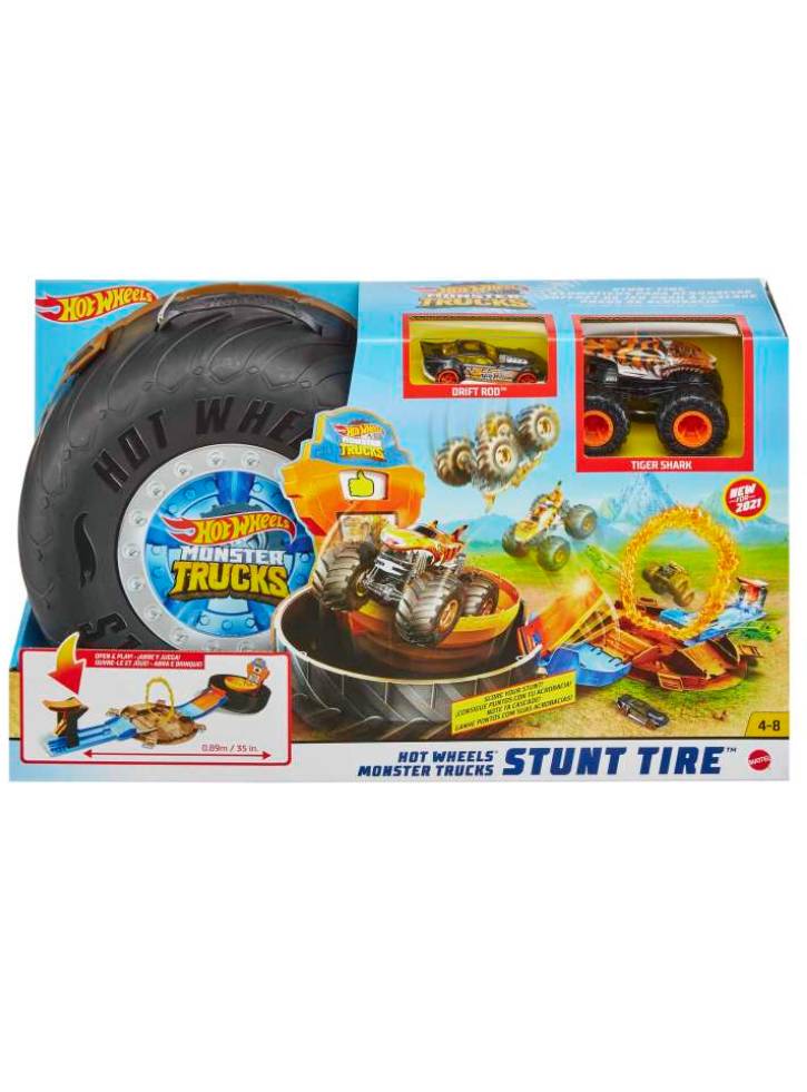Hot Wheels Monster Trucks Stunt Tire (GVK48)