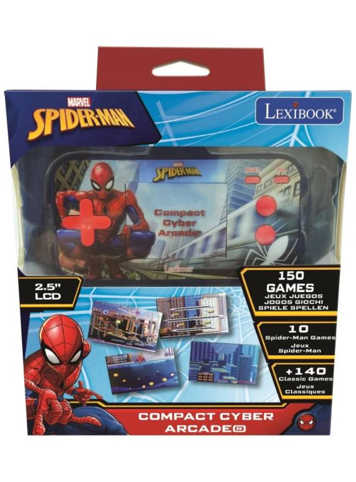 Consola Lexibook Spider-Man Handheld Compact Cyber Arcade (JL2367SP)