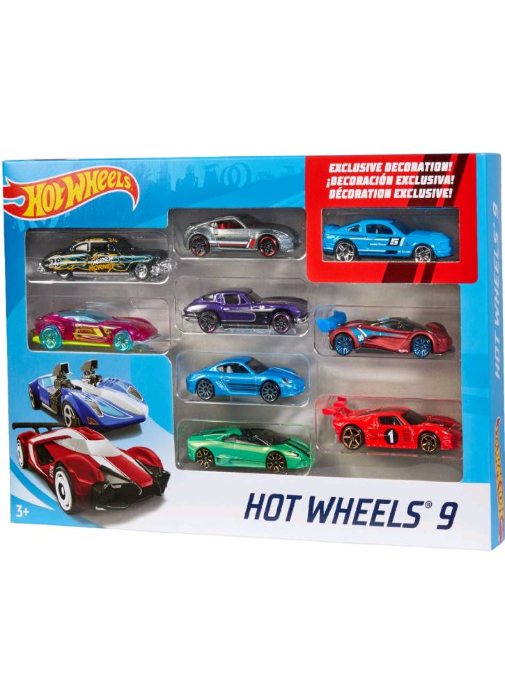 Set Hot Wheels Basic Cars 9 Pack (X6999)