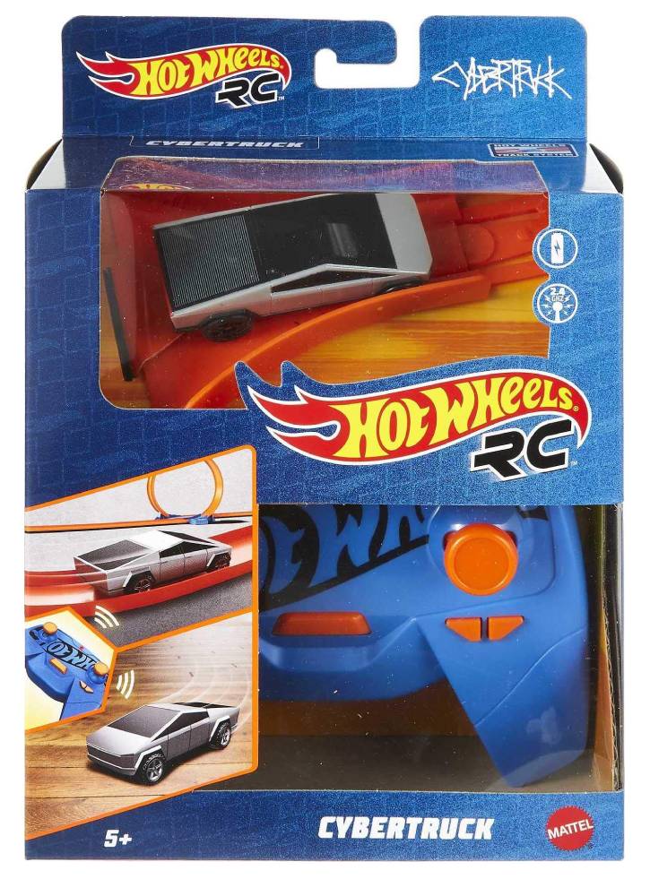 Masina cu telecomanda Hot Wheels 1:64 Mini Car Tesla Cyber Truck (GXG30)