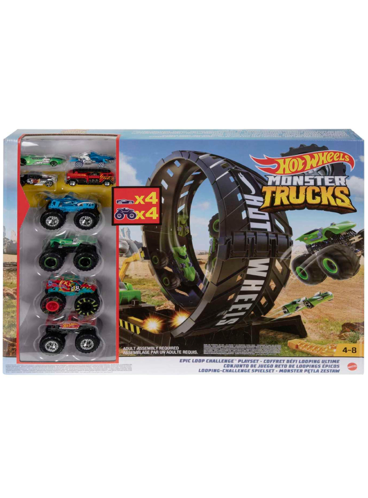 Hot Wheels Monster Truck Epic Loop Challenge Play (HGV15)