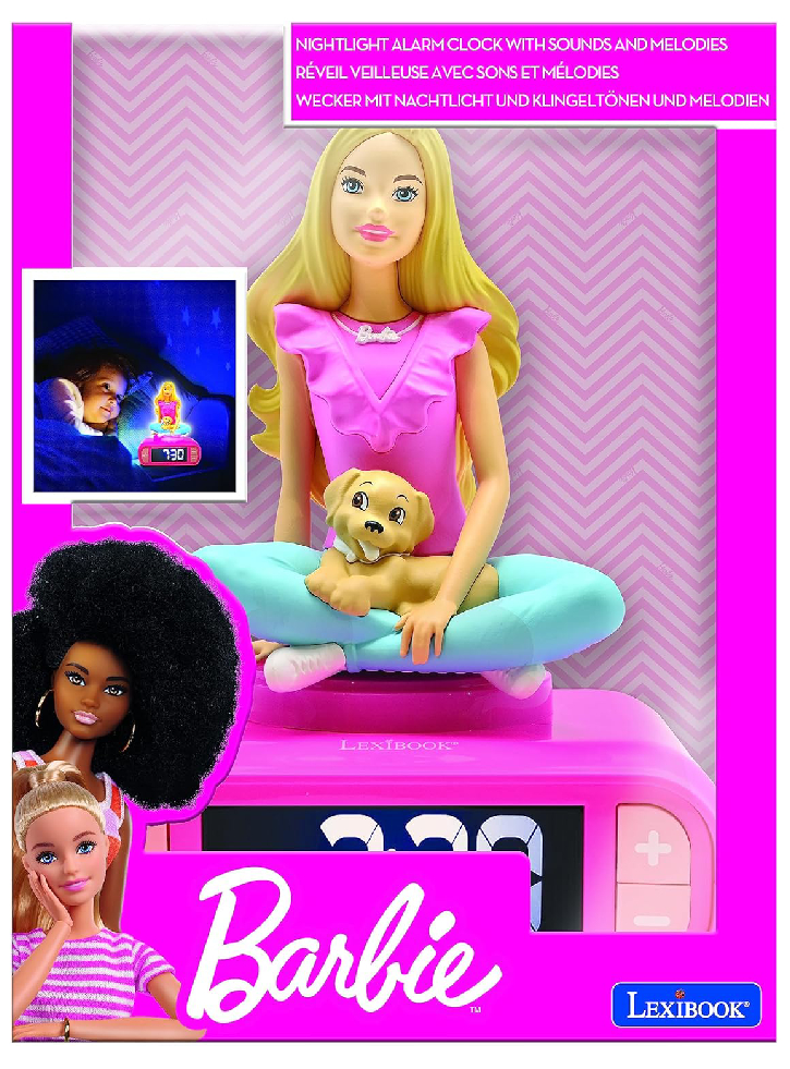 Lexibook Barbie Digital 3D Alarm Clock (RL800BB)