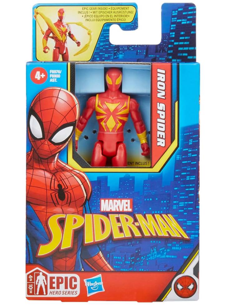 Figurina Spider-Man Epic Hero Series Iron Spider 10cm