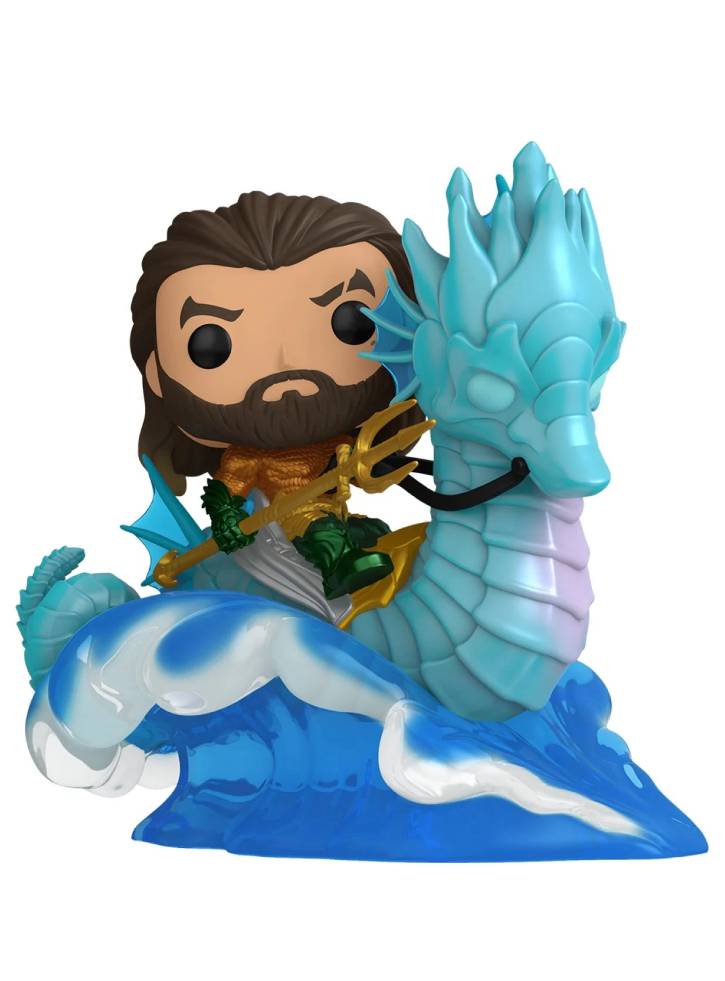 Figurina Funko Pop Rides Super Deluxe Aquaman and the Lost Kingdom Aquaman and Storm #295 15cm
