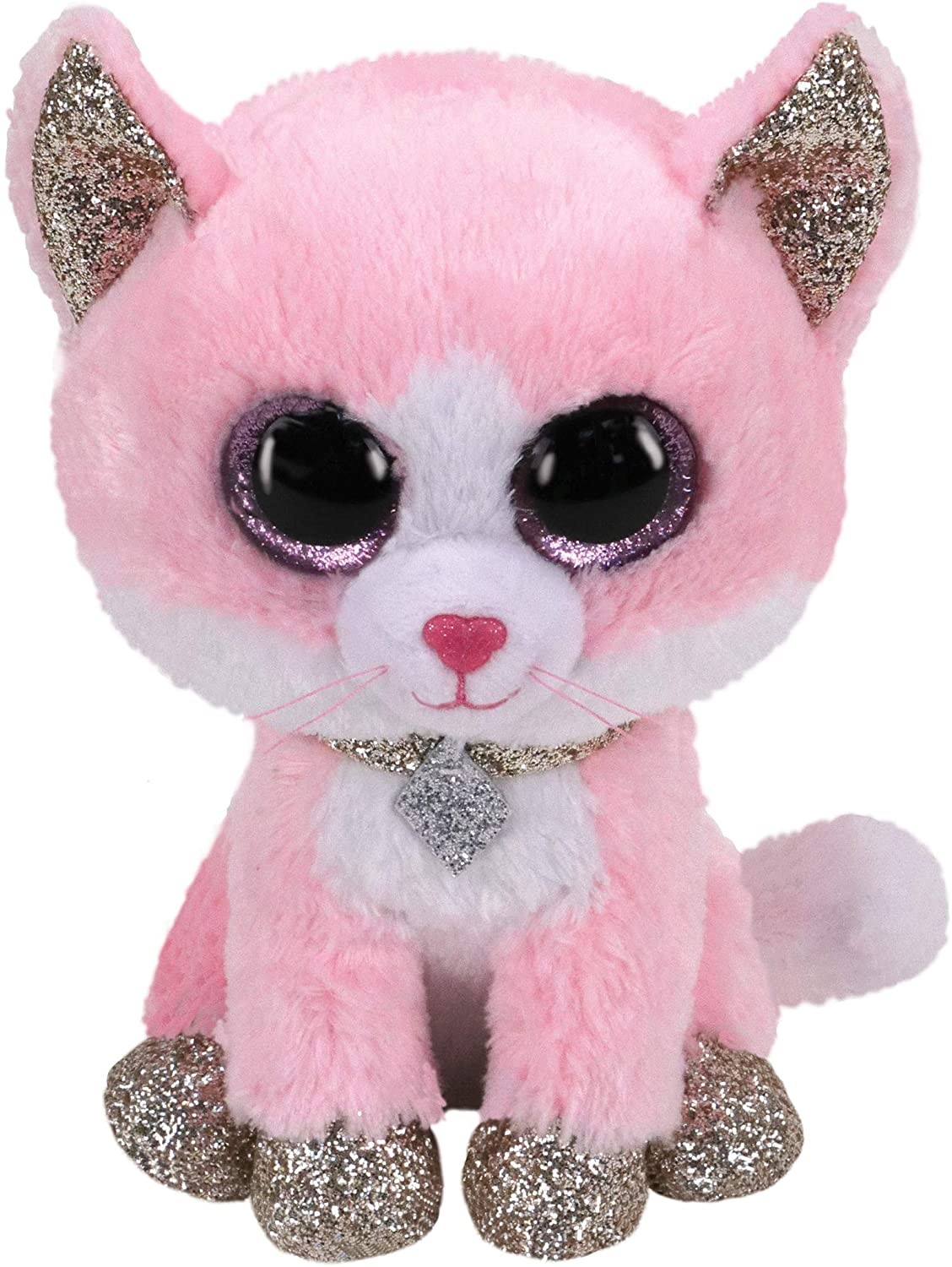 Plus TY Beanie Boos Fiona The Pink Cat Regular 15cm (TY36366)