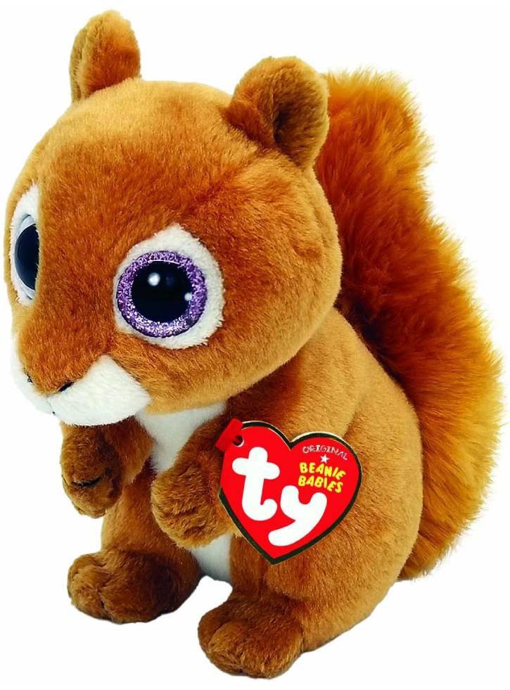 Plus TY Beanie Bellies Aquire the Squirrel Regular 15cm (TY40196)
