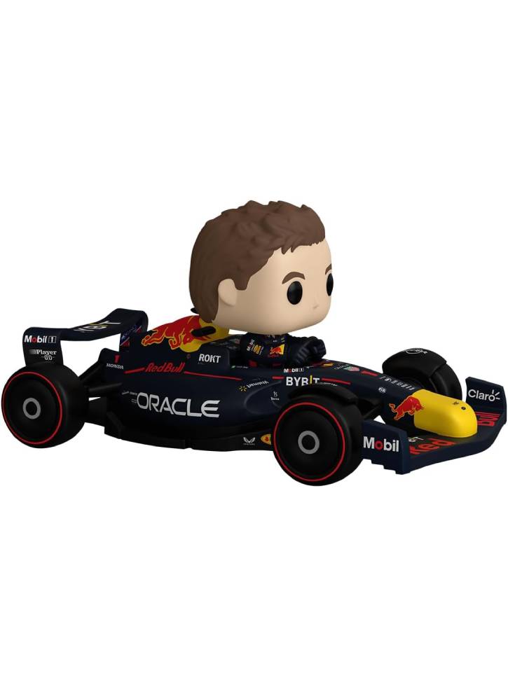 Figurina Funko Pop Rides Super Deluxe Formula 1 Oracle Red Bull Racing Max Verstappen #307 9cm