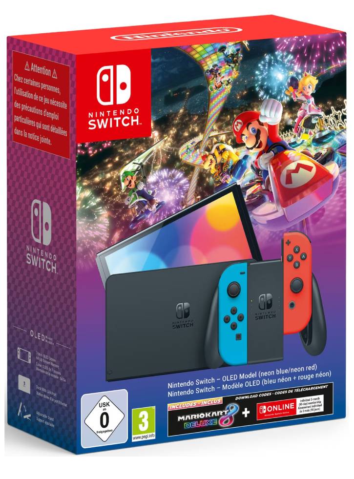 Consola Nintendo Switch Oled Mario Kart 8 Deluxe Edition - NSW