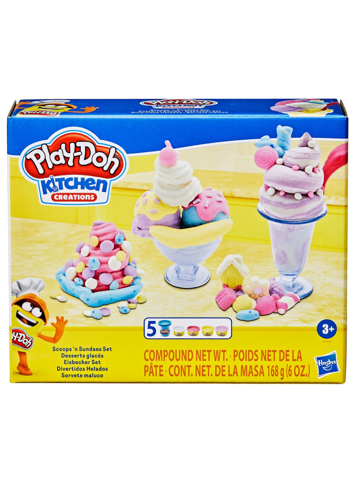 Set Play-Doh Kitchen Creations Scoops & Sundaes (E7275)