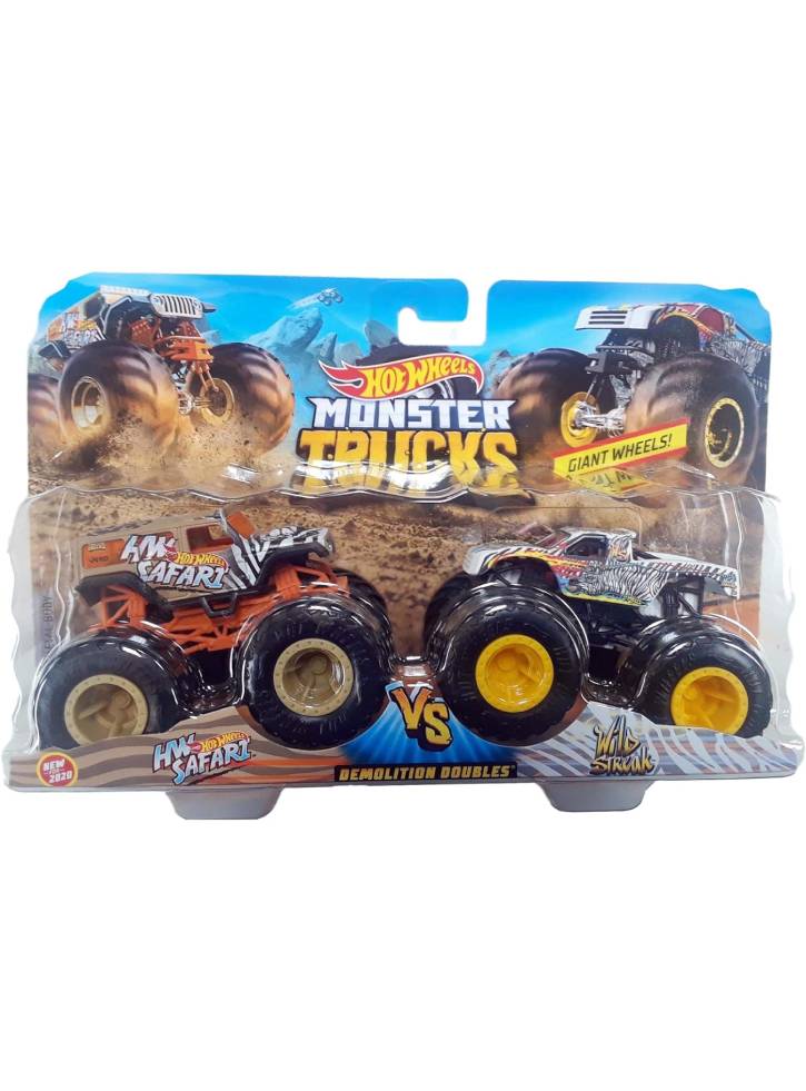 Hot Wheels Monster Trucks 1:64 HW Safari VS Wild Streak (HWN58)