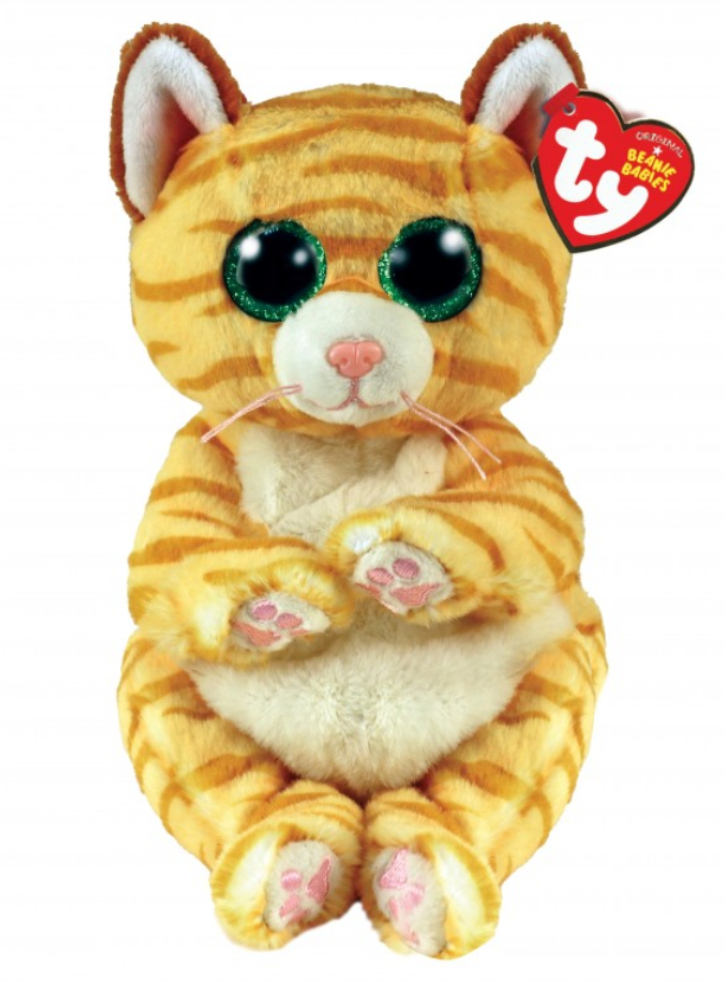 Plus TY Beanie Bellies Mango the Gold Cat 15cm (TY40550)