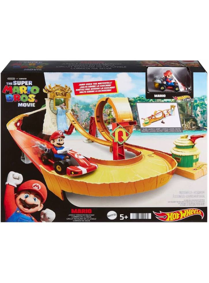 Set Hot Wheels Mario Kart Kong Island Track (HMK49)