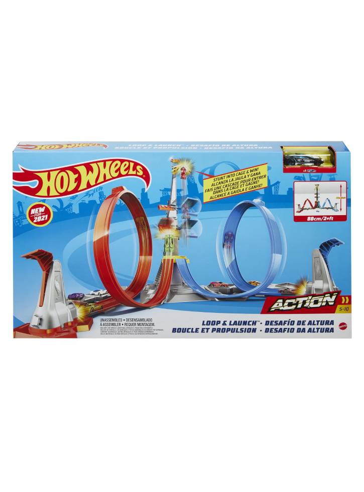 Set Hot Wheels Loop & Launch Track (GRW39)