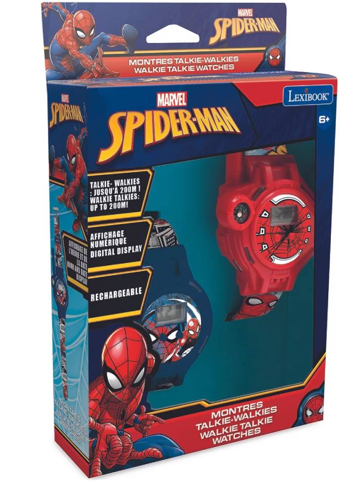 Lexibook Spider-Man 2-in-1 Walikie Talkie Watch (200 m) (DMWTW1SP)