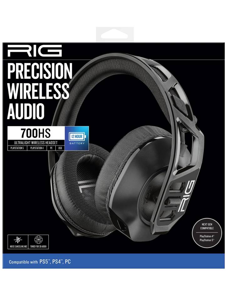 Casti Rig 700 Hs Black - Playstation 5