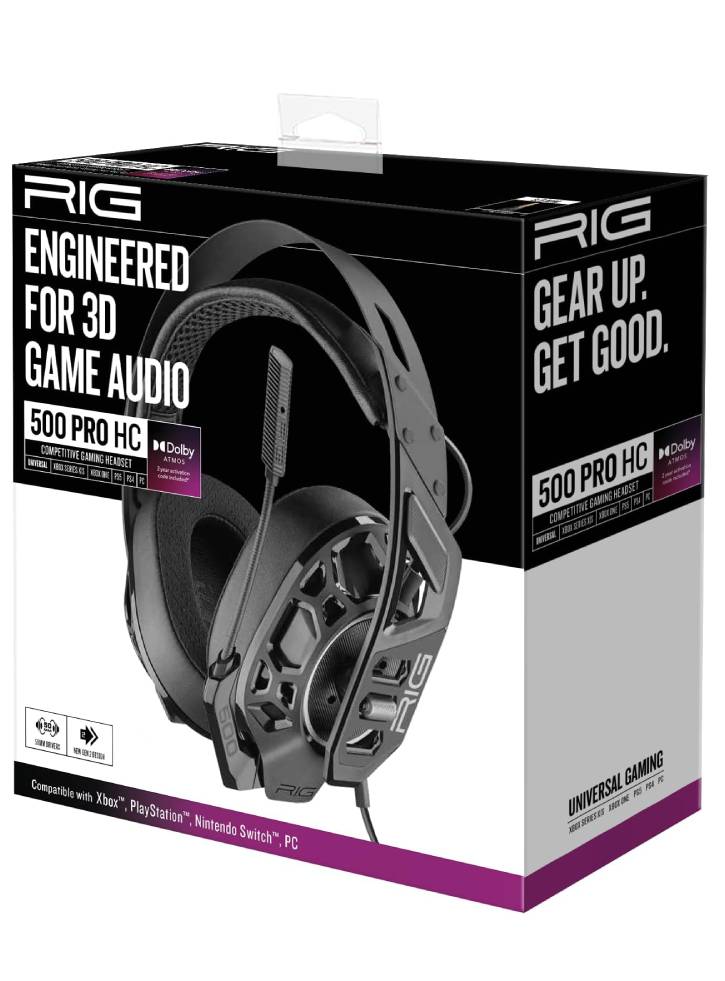 Casti RIG 500 Pro Hc Black - Playstation 5