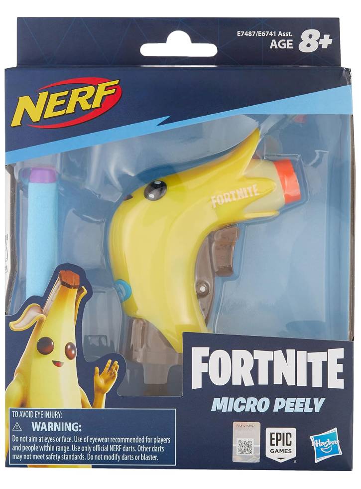 Arma Nerf Microshots Fortnite Micro Peely (E7487)