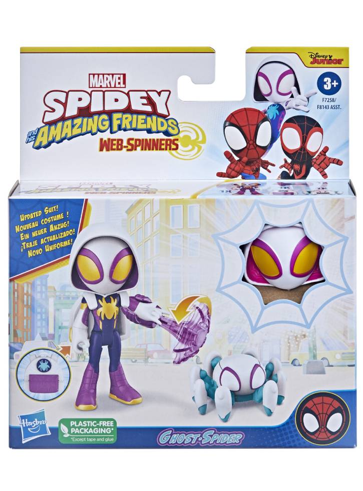 Figurina Marvel Spidey and His Amazing Friends Web-Spinners Ghost-Spider (F7258)