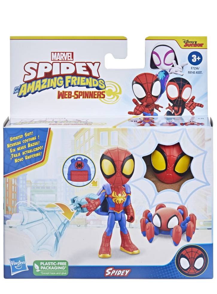 Figurina Marvel Spidey and His Amazing Friends Web-Spinners Spidey (F7256)