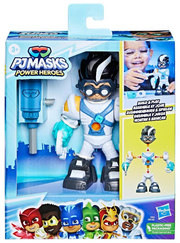 Figurina Pj Masks Power Heroes Romeo Buildable Heroe (F7932)