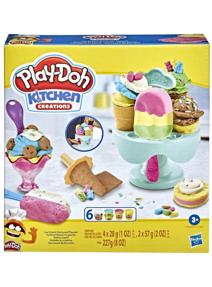 Set Play-Doh Kitchen Creations Ice Cream Carousel (F5332)