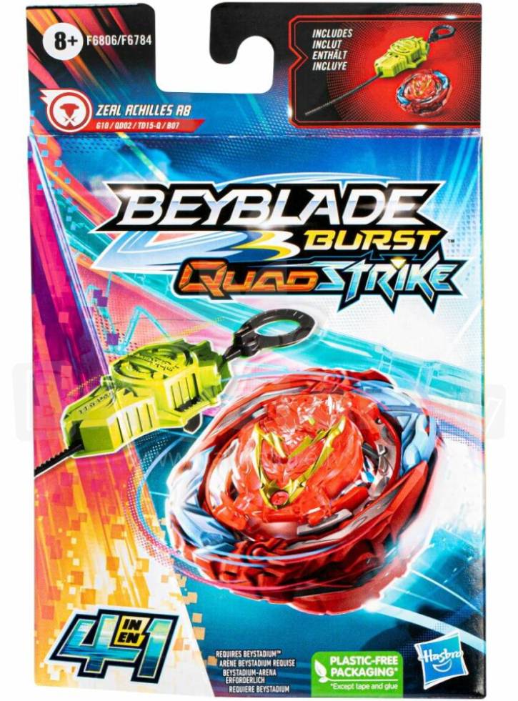 Beyblade Burst Quadstrike Whirl Knight K8 Starter Pack (F6808)