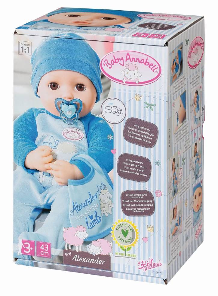 Papusa Baby Annabell Alexander 43cm (706305)