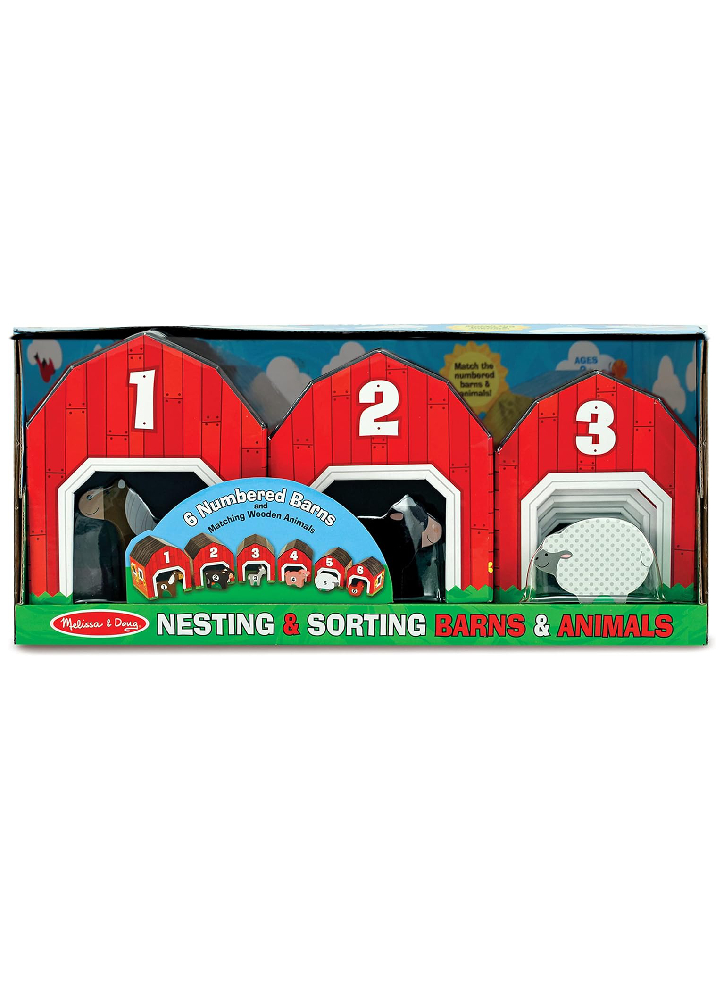 Melissa & Doug Nesting & Sorting Barns & Animals (12434)