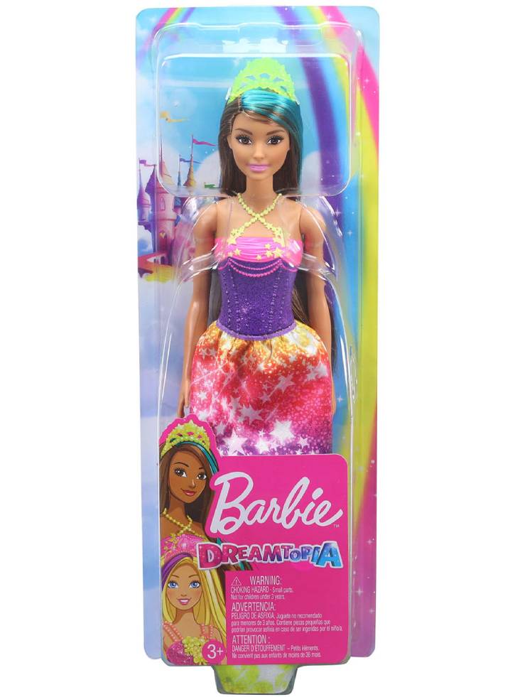 Papusa Barbie Dreamtopia Princess Neon Green Tiara (GJK14)