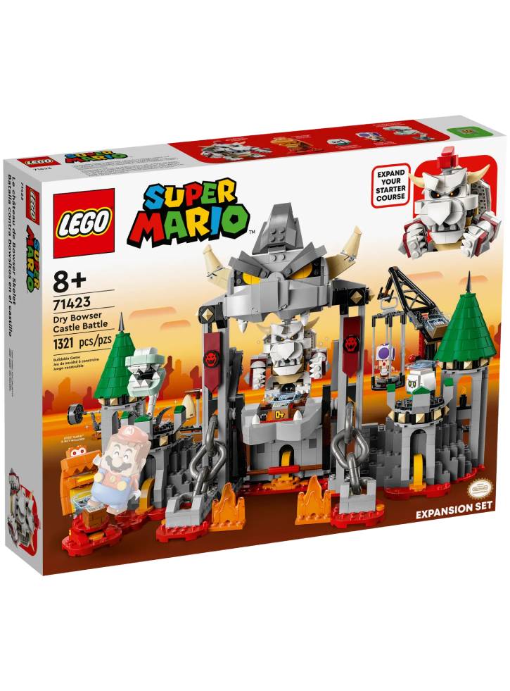 LEGO Super Mario Dry Bowser Castle Battle Expansion Set (71423)