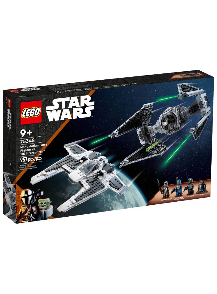LEGO Star Wars Mandalorian Fang Fighter vs. TIE Interceptor (75348)