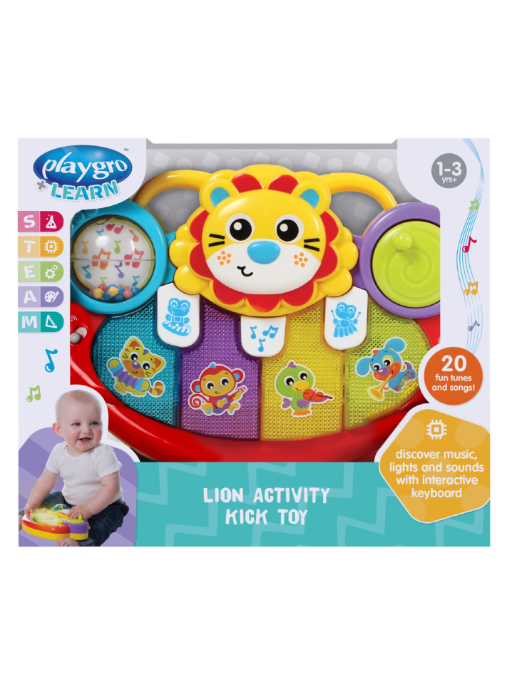 Playgro Jerry's Class Lion Activity Kick Toy Piano (1-6385508)
