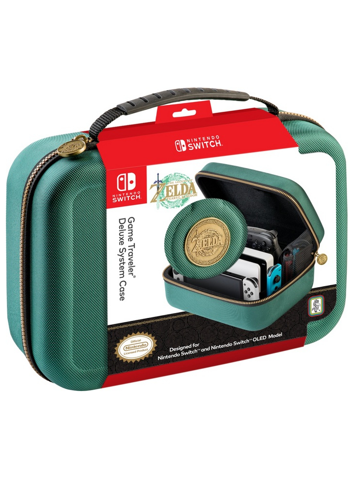 Husa The Legend Of Zelda Tears of the Kingdom Deluxe System Green (Oled) - Nintendo Switch