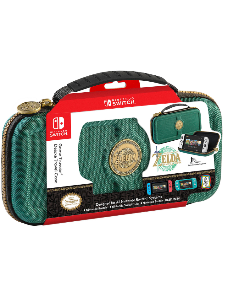 Husa The Legend Of Zelda Tears of the Kingdom Deluxe Green (Oled/Lite) - Nintendo Switch