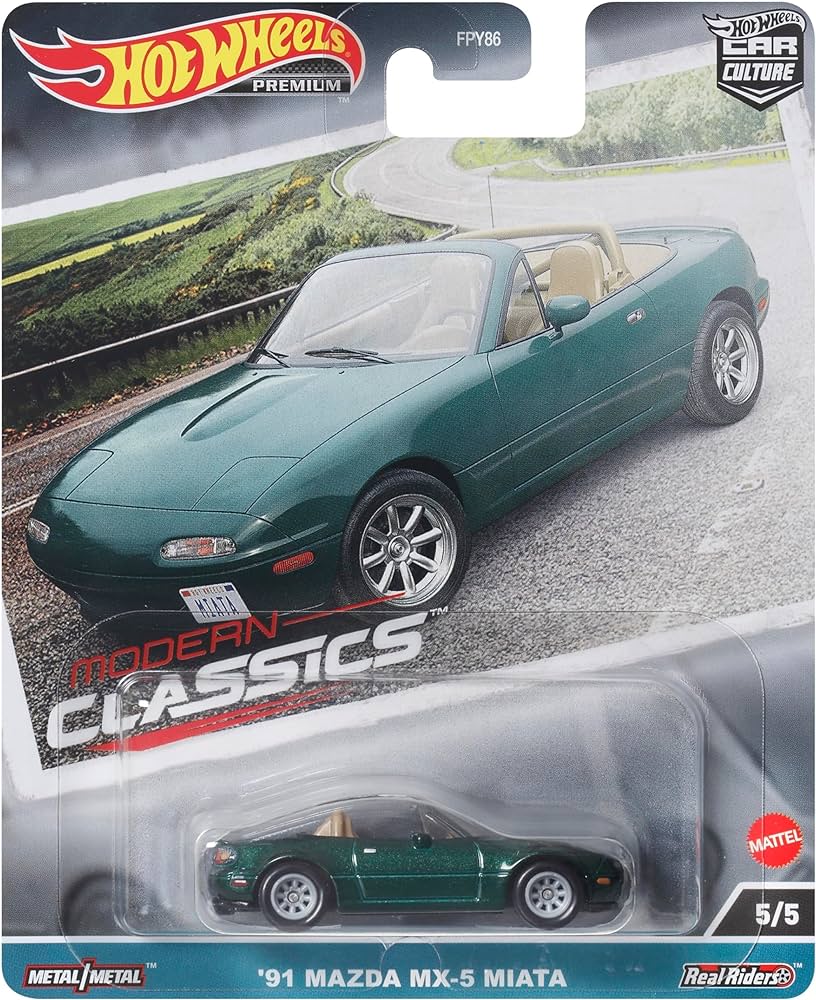 Hot Wheels Premium Car Culture Race Day 91 Mazda MX-5 Miata (HKC68)