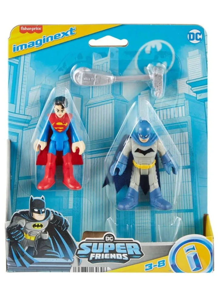 Figurine DC Super Friends Batman Supergirl (HML09)
