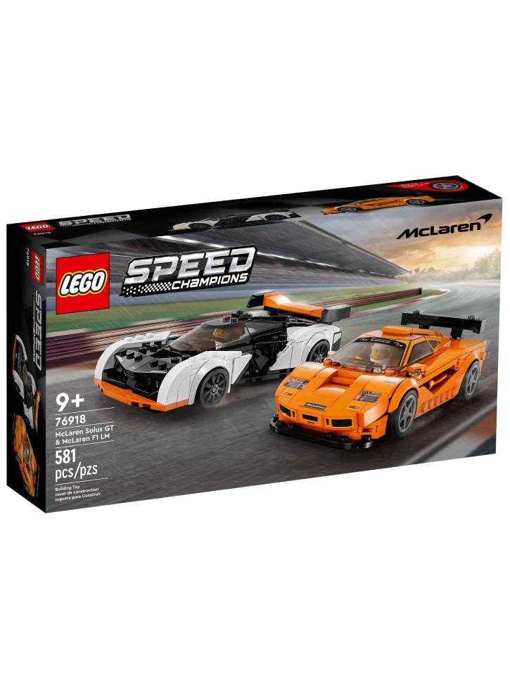 LEGO Speed Champions McLaren Solus GT & McLaren F1 LM (76918)