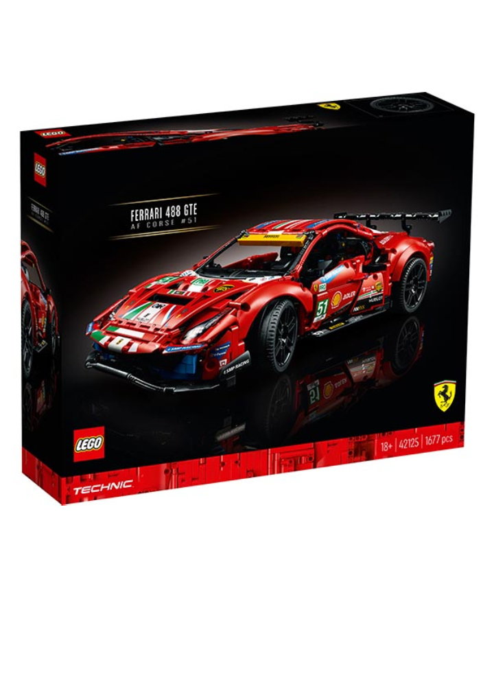LEGO Technic Ferrari 488 GTE AF Corse #51 (42125)