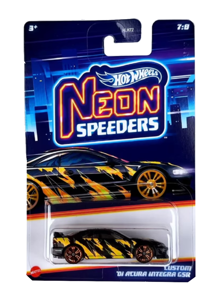 Hot Wheels Neon Speeders 01 Acura Integra GSR Custom (HRW73)