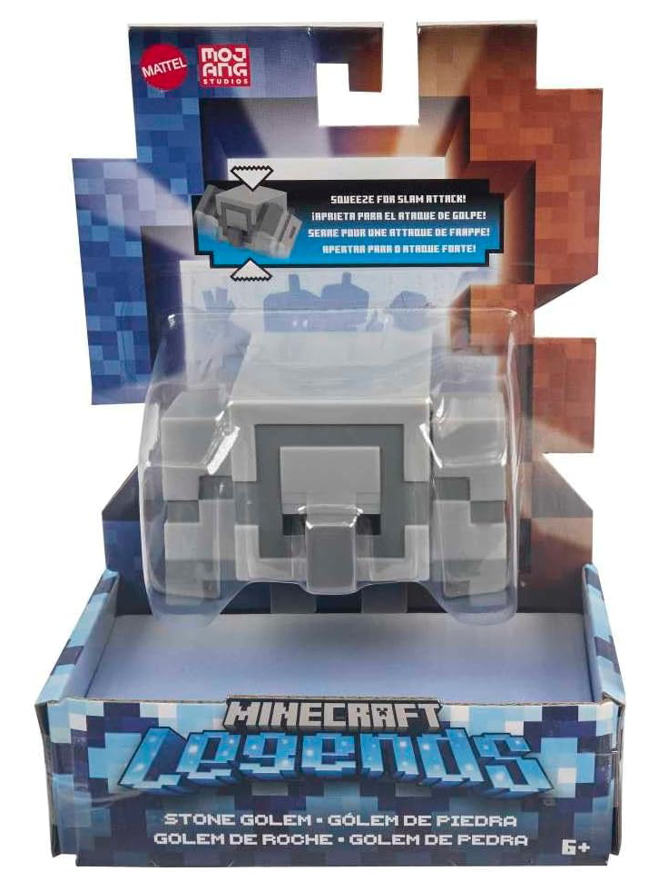 Figurina Mattel Minecraft Badger Series Stone Golem 8cm